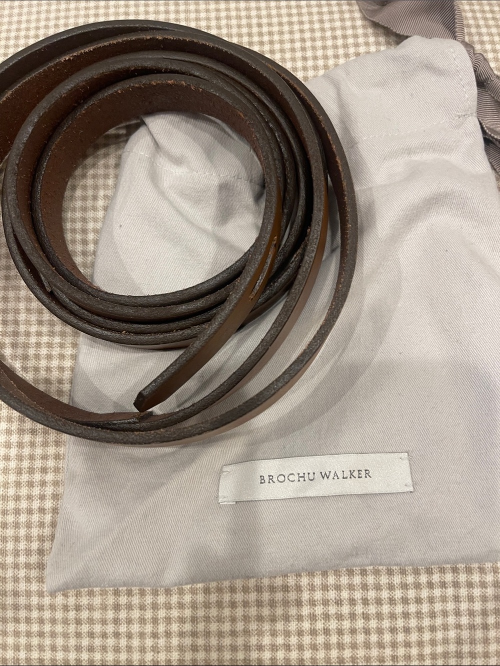 Brochu Walker bridal wrap leather belt!!